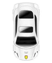 Blackzone Eco X Basic Car Design Dual Sim Mobile Phone - White