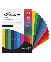Paper Pep Colorissimi Card Stock 220GSM A4 Multicolor - 30 Sheets