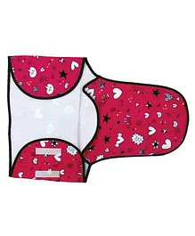 GOCHIKKO Cotton Swaddle Wrapper Heart Print - Red