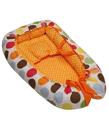 Bacati Baby & Me Reversible Baby Nest Combo - Multicolor