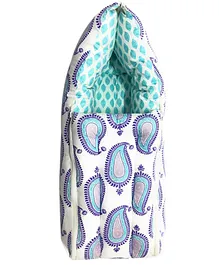 Bacati Reversible Baby Sleeping Bag With 100% Cotton Outer Layer Paisley Print - Multicolour