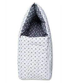 Bacati Reversible Baby Sleeping Bag With 100% Cotton Outer Layer Arrow Print - Multicolour