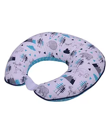 Bacati Woodlands Printed Muslin Nursing Pillow - Purple