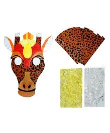 Kidsy Winsy DIY Zebra Party Mask Pack of 2 - Multicolor
