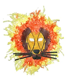 Kidsy Winsy DIY Lion Party Mask Pack of 2 - Multicolor