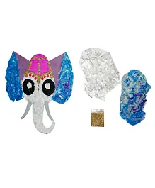 Kidsy Winsy DIY Elephant Party Mask Pack of 2 - Multicolor