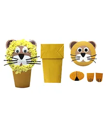 Kidsy Winsy DIY Happy Lion Hand Puppets - Yellow
