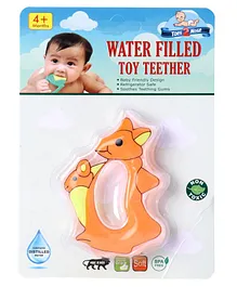  Toes2Nose Kangaroo Shape Water Filled Toy Teether - Orange