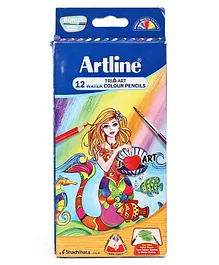 Artline Water Soluble Pencils Pack of 12 - Multicolour 