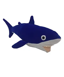 TUKKOO Tiger Shark Soft Toy Blue - Length 38 cm