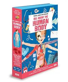 World Of All About The Human Body Activity Book With Puzzle - English