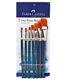 Faber Castell Paint Brush Pack Of 7 - Multicolor