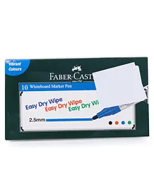 Faber Castell Whiteboard Marker Pen Pack of 10 - Blue