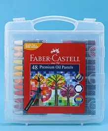 Faber Castell Premium Hexagonal Oil Pastels Multicolour -  48Crayons