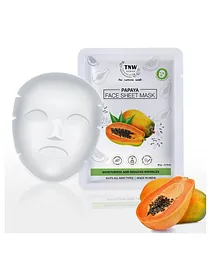 TNW The Natural Wash Papaya Face Sheet Mask - 20 gm
