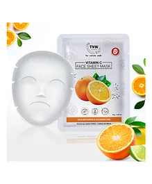 TNW The Natural Wash Skin Repairing and Illuminating Suits Vitamin C Serum Sheet Mask - 20 gm