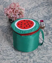 My Gift Booth Watermelon Design Travel Pouch - Green 