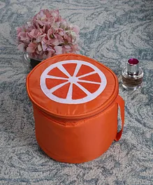 My Gift Booth Orange Fruit Design Travel Pouch - Orange