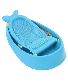 Skip Hop Moby Smart 3 Stage Bath Tub with Detachable Sling - Blue