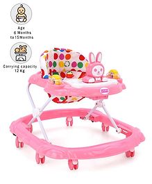 Babyhug Bunny Walker - Pink (Seat Print & Color May Vary)