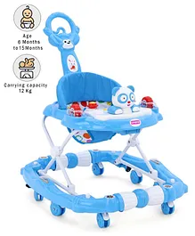 Babyhug Little Panda Walker Cum Rocker With Parental Push Handle - Blue (Seat Print & Color May vary)