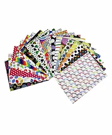 Asian Hobby Crafts A4 Printed Sheets Multicolor - Pack of 60 Sheets
