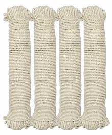 Asian Hobby Crafts 3 Ply Macrame Cotton Rope - White