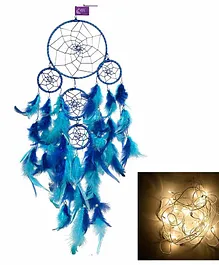 Asian Hobby Crafts LED Dream Catcher Wall Hanging - Blue