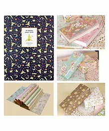 Asian Hobby Crafts Wrapping Paper Book Pack of 16 - Multicolour