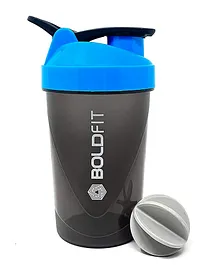 Boldfit Compact Gym Shaker Bottle BPA Free Blue - 500 ml