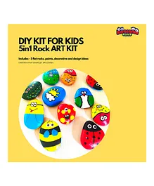 Awesome Place DIY 5 In 1 Rock Painting Kit - Multicolour