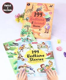 Babyhug 199 Bedtime & Animal Stories Books Pack of 2 - English