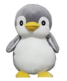 Toyingly Penguin Soft Toy White Grey - Height 30 cm