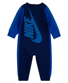 Nike Full Sleeves Nike Print Romper - Blue