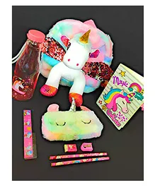 Tera13 Plush Unicorn Bag Pack Of 5 - Multicolour