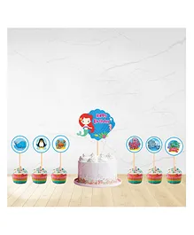 Underwater Cupcake Toppers Multicolor - Pack of 25