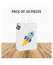Untumble Space Gift Bags White - Pack of 10 