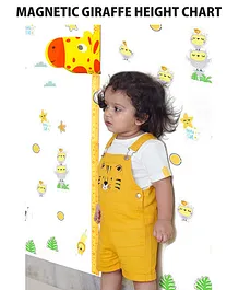 Intellibaby Magnetic Giraffe Height Chart Level 5 - Yellow