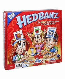COMERCIO HedBanz Game 2nd Edition The Quick Question Game of What Am I - Multicolour