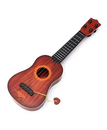 SVE Modern Plastic 4 String Acoustic Guitar Toy - Brown
