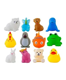 SVE Baby Bath Toy Set Pack Of 12 - Multicolor
