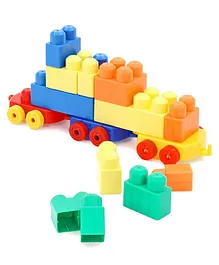 Applefun Train Building Blocks Set Multicolor - 22 Pieces
