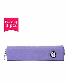 Enwraps Pencil Case Bunny Patch Pack of 2 - Purple