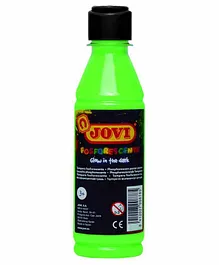 JOVI Fluroscent Poster Paint Bottle Green - 250 ml