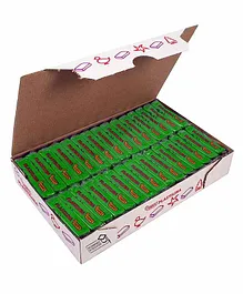 JOVI Plastilina Non Drying Modelling Clay Pack Of 30 Bars Green - 50 gm each