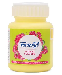 Fevicryl Acrylic Color Lemon Yellow - 100 ml