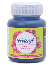 Fevicryl Acrylic Color Prussian Blue - 100 ml