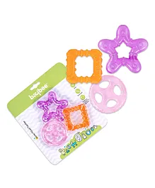 Baybee Premium Quality Non-Toxic BPA-Free Natural Silicone Teether - Multicolour
