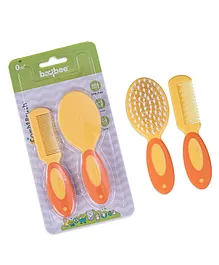 Baybee Premium Quality Comb and Brush Set Grooming kit - Yellow