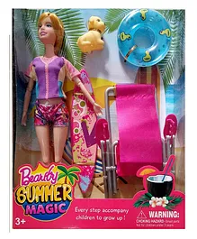 SANJARY Summer Beach Doll Set - Multicolor